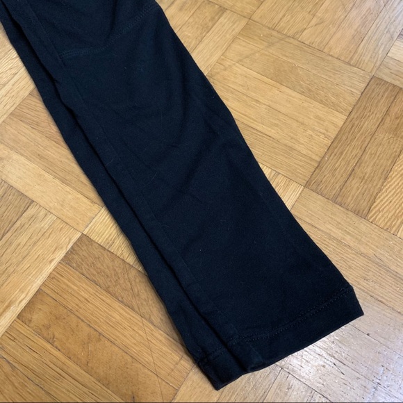 H&M Black Moto High Waisted Cotton Leggings - Picture 9 of 11